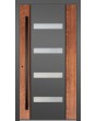 LIM V09 - Aluminium-Haustür mit Naturstein