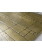 LIM M18 double - Aluminium-Doppeleingangstür mit gefräster Metallstruktur