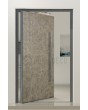 PIVOT M3 - Aluminium-Drehflügeltür mit Flüssigmetallbeschichtung