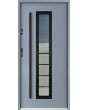 Sta Hevelius noir - Edelstahl Haustür
