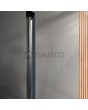 LIM RAIL3 - Aluminium-Außentür mit vertikalen Lamellen aus Aluminiumprofilen