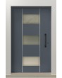 PIVOT AP13 – maßgefertigte Aluminium-Drehtür für den Eingangsbereich