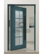 PIVOT CL06 - klassisch gestaltete traditionelle Aluminium-Drehtür mit Glas