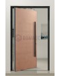 PIVOT Copper - Aluminium-Drehtür mit Kupferbeschichtung