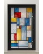 LIM SG1 – Aluminium-Außentür mit Buntglas