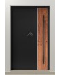LIM V22 - Aluminium-Haustür mit Naturstein