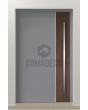 LIM V22 - Aluminium-Haustür mit Naturstein
