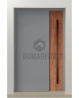 LIM V22 - Aluminium-Haustür mit Naturstein
