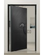 PIVOT V63 - Aluminium-Drehflügeltür mit Frässtruktur