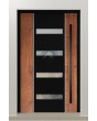LIM V09 - Aluminium-Haustür mit Naturstein