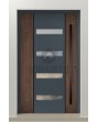 LIM V09 - Aluminium-Haustür mit Naturstein