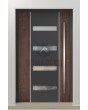 LIM V09 - Aluminium-Haustür mit Naturstein