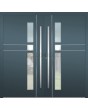 LIM Chip-C double - moderne Aluminium-Doppeleingangstür mit Glas