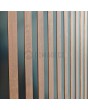 PIVOT RAIL4 - Aluminium-Drehtür mit vertikalen Lamellen aus Aluminiumprofilen