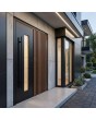 PIVOT RAIL4 - Aluminium-Drehtür mit vertikalen Lamellen aus Aluminiumprofilen
