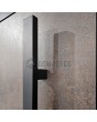 LIM Rust - rostige Aluminium-Haustür mit gesintertem Quarz verkleidet