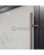 LIM Glass S5 - mattierte Haupttür mit fünf transparenten Streifen