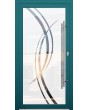 LIM Glass S18 - hochwertige mattierte Haustür mit transparentem Dekor