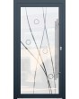 LIM Glass S22 - hochwertige mattierte Haustür mit transparentem Dekor