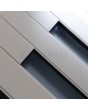 PIVOT V21 – Aluminium-Schwenktür mit vertikalen Verglasungen