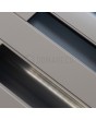 PIVOT V21 – Aluminium-Schwenktür mit vertikalen Verglasungen