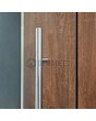 LIM V22 - Aluminium-Haustür mit Naturstein