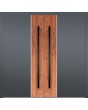 LIM v22 double – doppelte Aluminium-Haustür mit Holzdekor