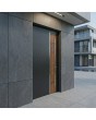 LIM V22 - Aluminium-Haustür mit Naturstein