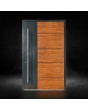 LIM v36 - Aluminium-Haustür mit Naturstein