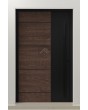 LIM v36 - Aluminium-Haustür mit Naturstein