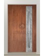 PIVOT V41 - Aluminium-Haustürzapfen mit weißer Felsensteintextur
