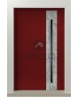 PIVOT V41 - Aluminium-Haustürzapfen mit weißer Felsensteintextur