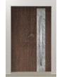 PIVOT V41 - Aluminium-Haustürzapfen mit weißer Felsensteintextur