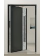 PIVOT V41 - Aluminium-Haustürzapfen mit weißer Felsensteintextur