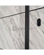 LIM V42 - Aluminium-Eingangstür mit weißer Steintextur