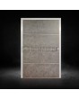 Aluminium-Drehtür mit Sinterquarz-Beschichtung