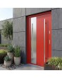 Sta Valle trois – einflügelige Stahl-Haustür mit Glas