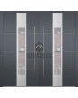 LIM W322 double - einbruchhemmende Aluminium-Doppeltür mit Glas