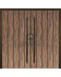 LIM WOODLINE 2 Double – Aluminium-Doppeltür mit Tambora-Hochdrucklaminat in Holzoptik