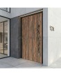 LIM WOODLINE 2 – Eingangstür mit Tambora-Hochdrucklaminat in Holzoptik