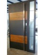 LIM C5 - Aluminium-Haustür mit Holzdekor
