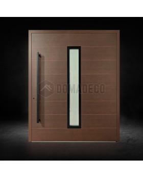 Moderne Aluminium-Drehtür von Wenge
