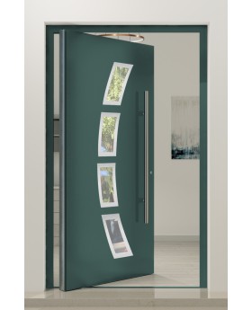 PIVOT 21A – Aluminium Moderne Außenschwenktür