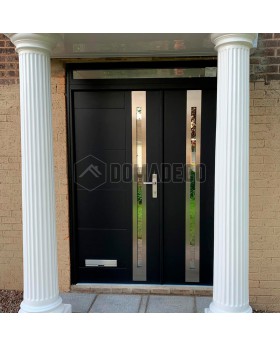 Fargo 25C DB - modern Haustür mit Seitenteil