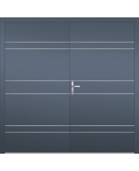 LIM Ad18 double / Moderne Doppeltür aus Aluminium