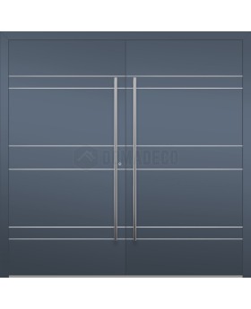 LIM Ad18 double / Moderne Doppeltür aus Aluminium