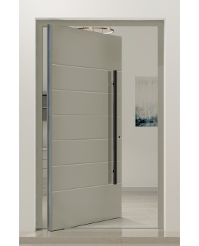PIVOT AP05 – moderne Aluminium-Eingangstür mit Rippen