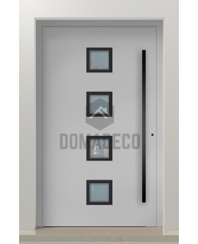 PIVOT AP08 – große Aluminium-Drehtür mit Glas