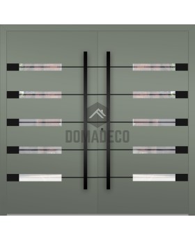 LIM AP18A Doppel - Aluminium-Doppelflügel-Haustür