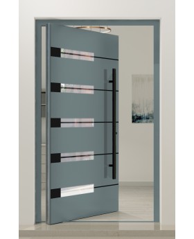 PIVOT AP18A – Aluminium-Einflügeltür mit Drehzapfen
